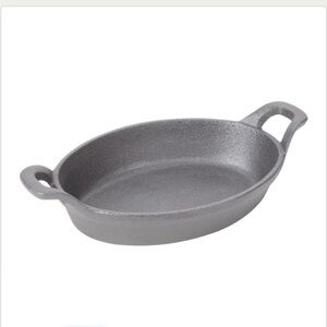 American Metalcraft Cip0v856 25oz Pre Seasoned Mini Casserole Cast Iron Black